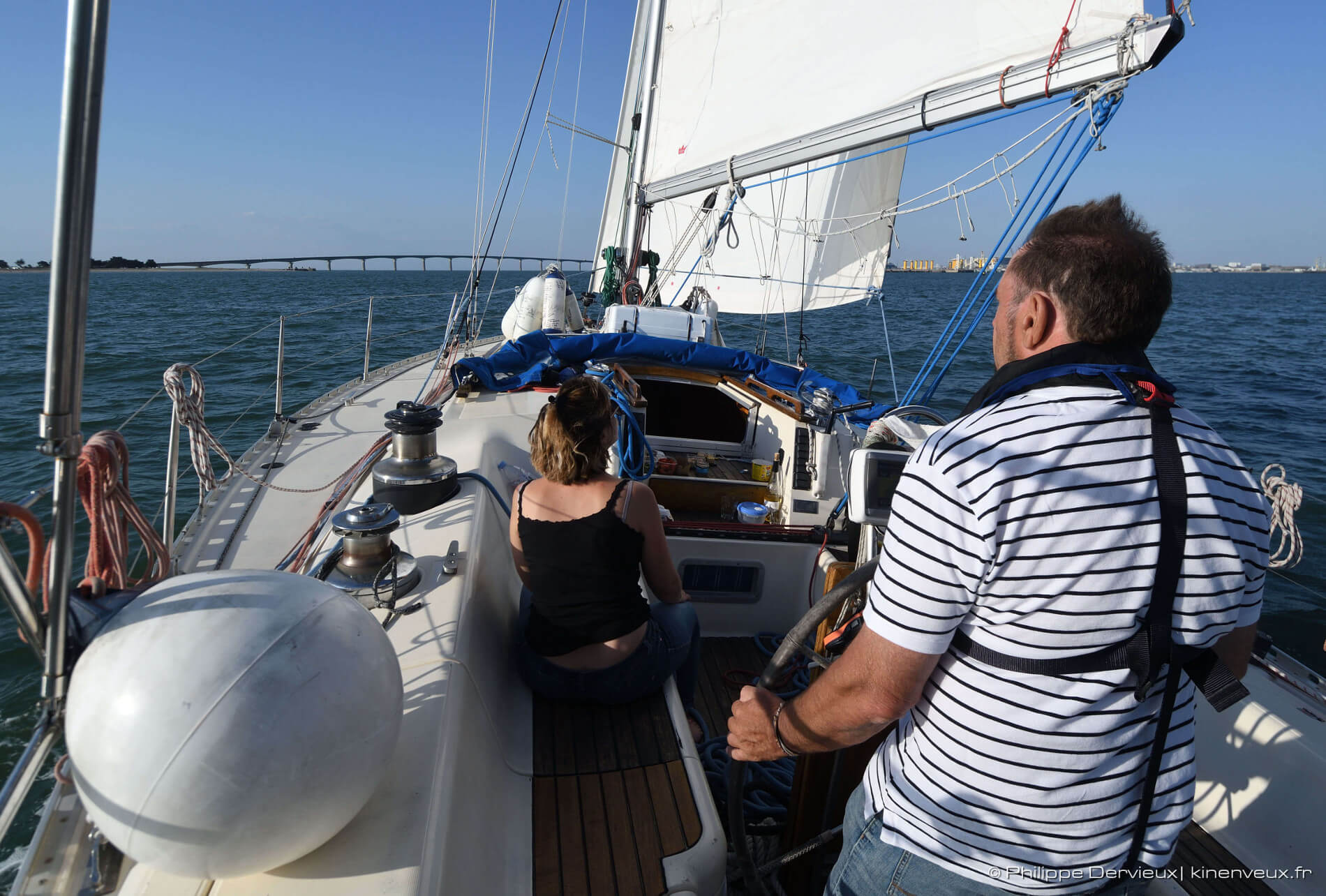 Comment se déroule une promenade en mer à La Rochelle avec Kelone ?